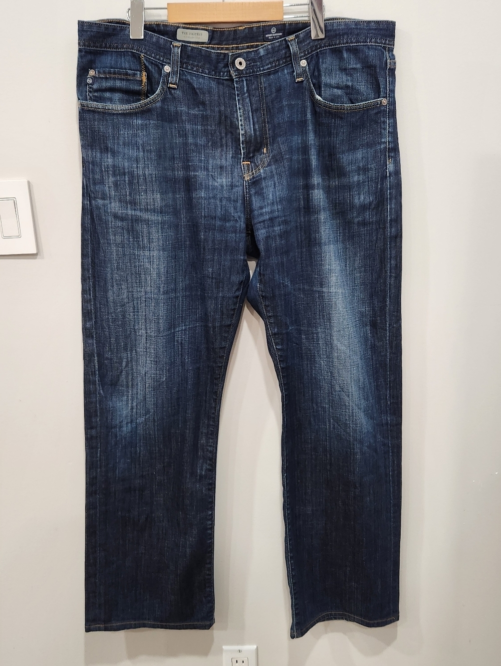 Vintage Adriano Goldschmied The Protege Straight Leg Jeans Made in USA 38x31